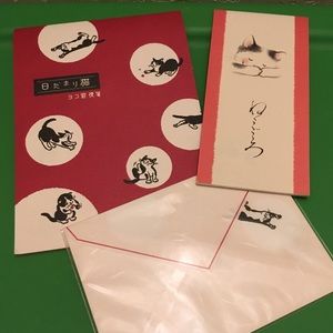 G.C.Press Iyo Japanese Washi Paper Cat stationery set